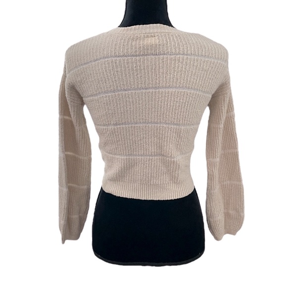 Cream Cropped Sweater - Picture 2 of 6